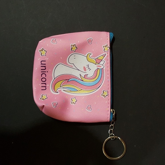 Coin Purse GLUDEAR Cute Unicorn & Axolotl S - Small Wallet With Handle For Women & Girls Coin Purses